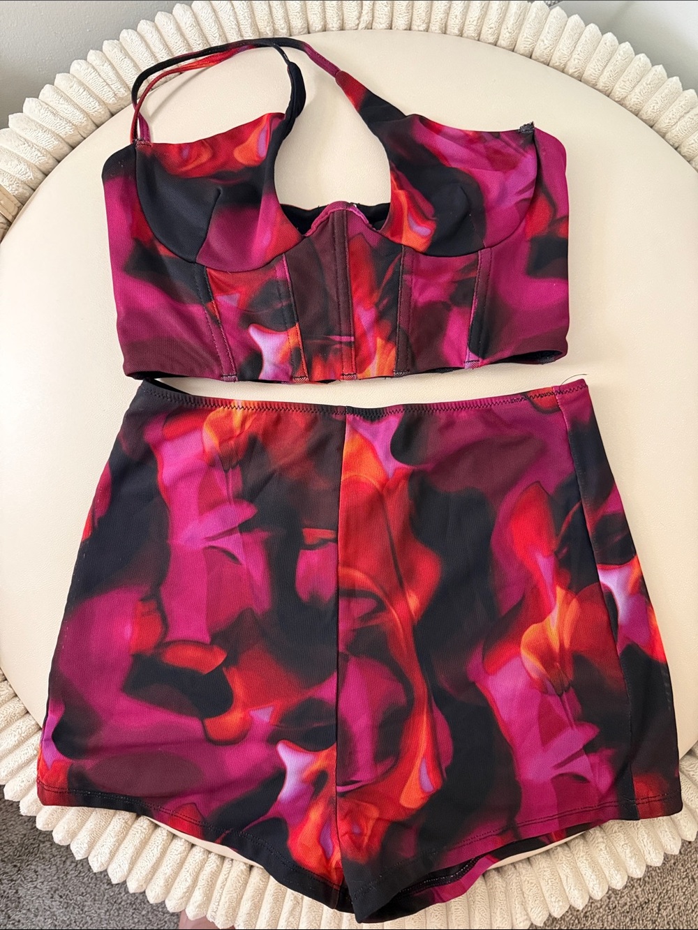 White Fox Boutique Pink Flame Set - Size M
